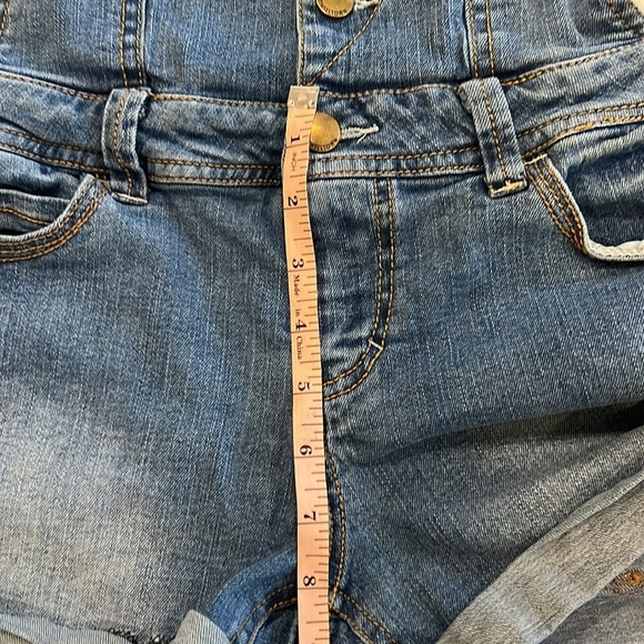 TINSELTOWN Denim Short Overalls XS - Picture 7 of 11